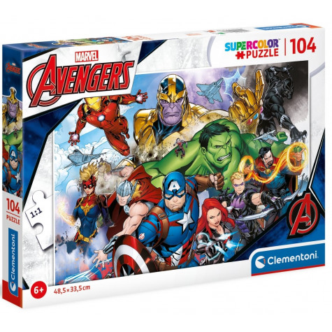 CLEMENTONI Puzzle Marvel: Avengers 104 dílků ~ 1
