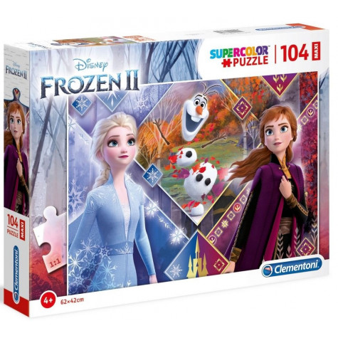 CLEMENTONI Puzzle Ledové království 2 MAXI 104 dílků ~ 1
