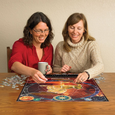 COBBLE HILL Puzzle Znamení zvěrokruhu: Lev 500 dílků ~ 3