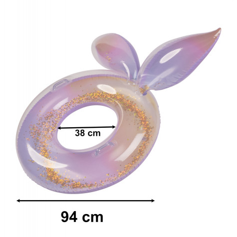 Nafukovací kruh XXL se třpytkami 94cm - Mořská panna