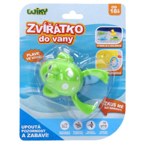 Wiky Natahovací zvířátko do vany 10 cm - Žába ~ 2
