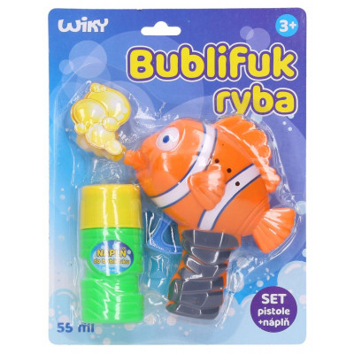 Wiky Bublifuk ryba set s náplní 55 ml