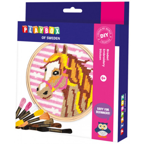 Playbox Sada na vyšívání - Kůň ~ 1