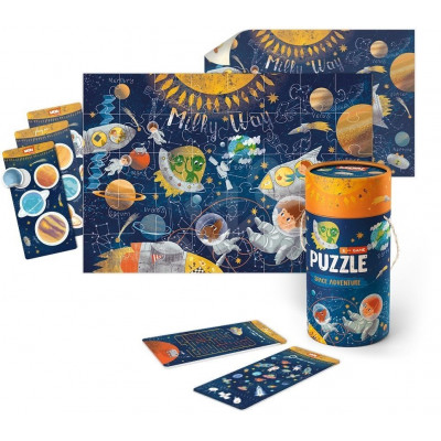 DODO Sada puzzle, her a doplňků - Vesmírné dobrodružství