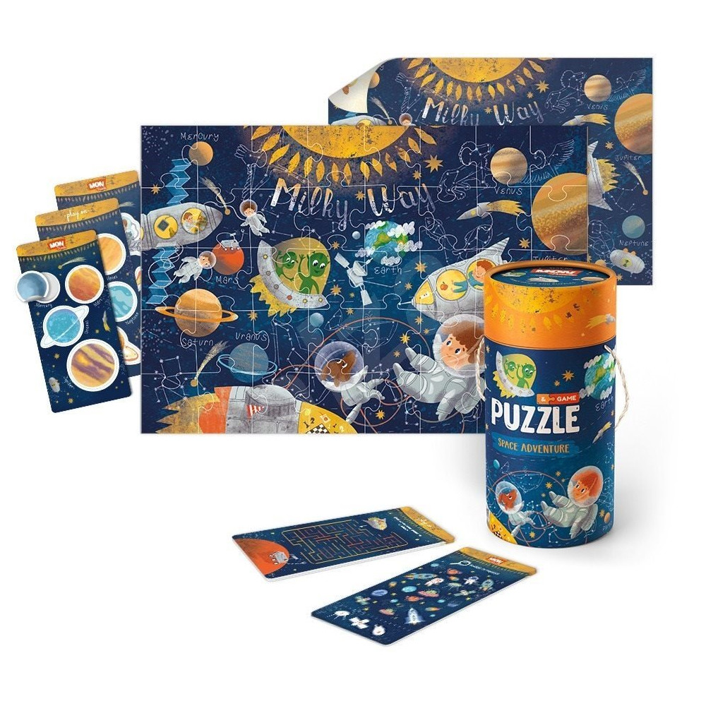 DODO Sada puzzle, her a doplňků - Vesmírné dobrodružství