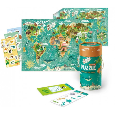 DODO Sada puzzle, her a doplňků - Světová zvířata ~ 1