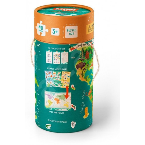 DODO Sada puzzle, her a doplňků - Světová zvířata ~ 3