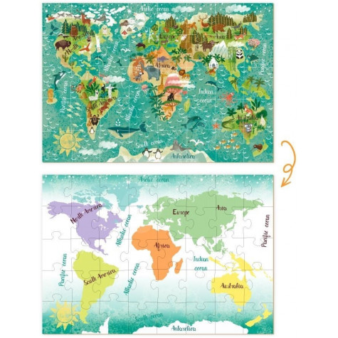 DODO Sada puzzle, her a doplňků - Světová zvířata ~ 4