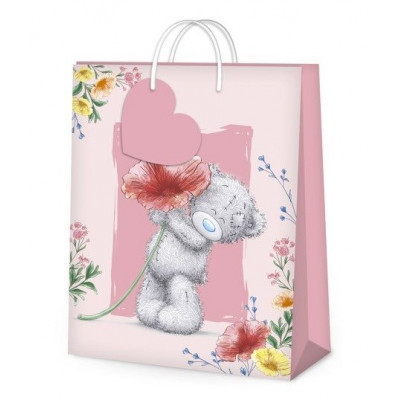 Albi Dárková taška Me to You - Růžová květina - střední 23x18x9,5cm