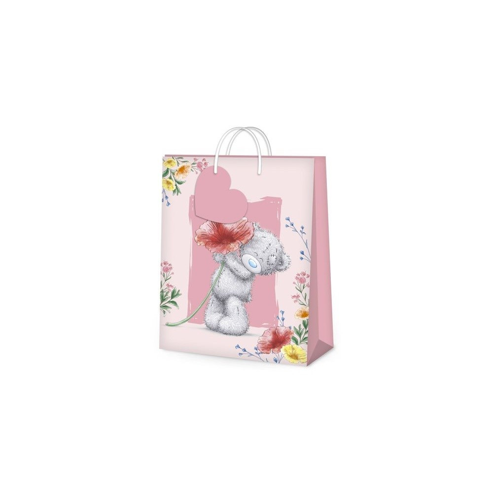 Albi Dárková taška Me to You - Růžová květina - střední 23x18x9,5cm