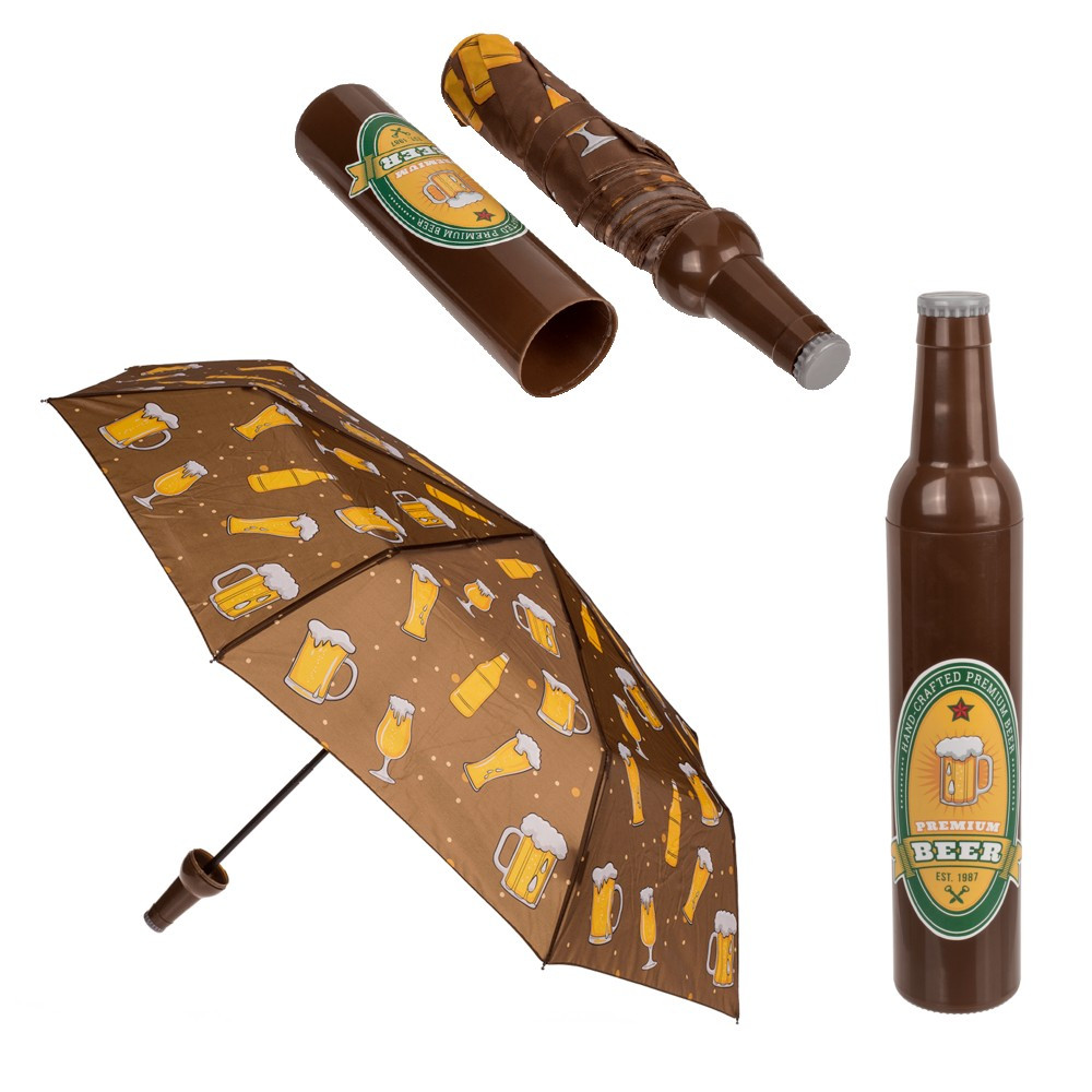 Skládací deštník - Pivní láhev