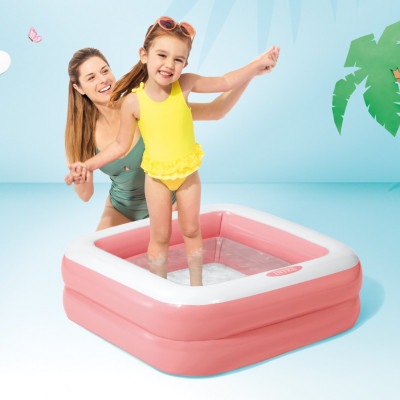 Intex 57100 Bazén nafukovací čtvercový 85x85x23cm - losový