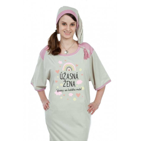 Noční košile dámská - Úžasná žena ~ 1