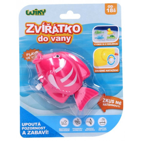Wiky Natahovací zvířátko do vany 10,5 cm - Ryba ~ 2