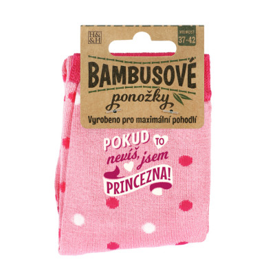 Albi Bambusové ponožky - Princezna - vel. 37-42