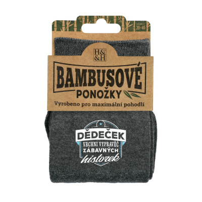 Albi Bambusové ponožky - Dědeček - vel. 39-46