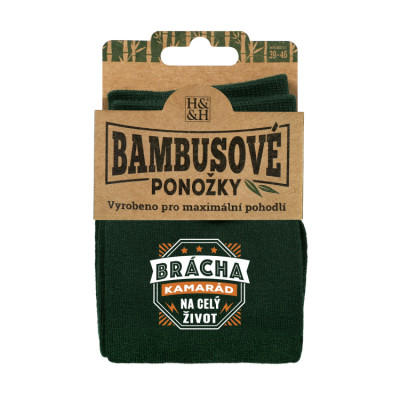 Albi Bambusové ponožky - Brácha - vel. 39-46