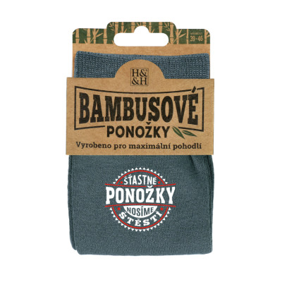 Albi Bambusové ponožky - Štěstí - vel. 39-46