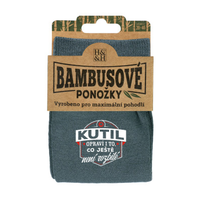 Albi Bambusové ponožky - Kutil - vel. 39-46