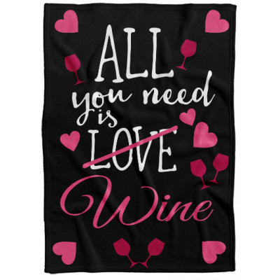 Deka 200 x 140 cm - Wine love