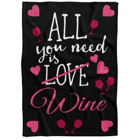 Deka 200 x 140 cm - Wine love