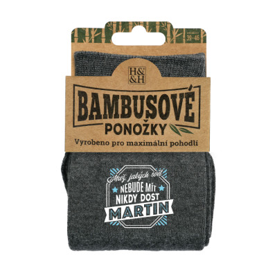 Albi Bambusové ponožky - Martin