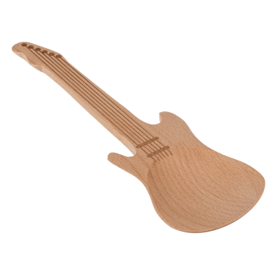 Dřevěná vařečka - salátová lžíce - Elektrická kytara
