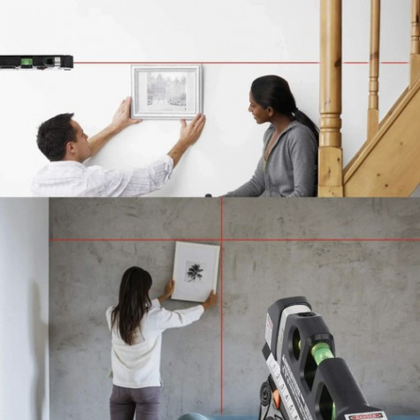 Bigstren 21747 Laserová vodováha se zabudovaným metrem 250cm ~ 3