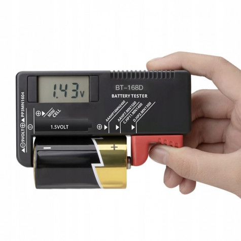 Bigstren 19898 Digitální tester měřič baterií ~ 1