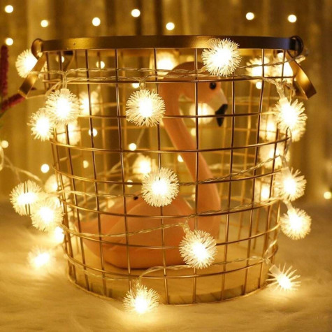 Vánoční světelný řetěz - teplé světlo ~ 4
