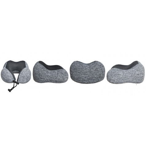 ISO 10885 Cestovní sada na spaní s 3D maskou - šedá