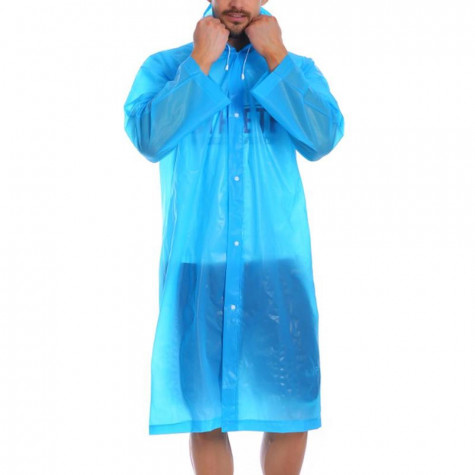Pláštěnka na knoflíky - modrá - univerzální ~ 1