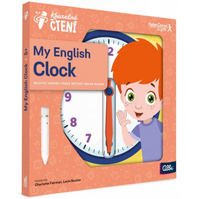 Albi Kouzelné čtení - Kniha Mluvicí hodiny My English Clock