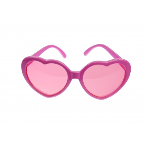 Brýle ve tvaru srdce - růžové