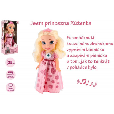 Teddies Panenka princezna Růženka 35cm