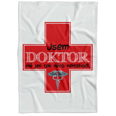 Deka 200 x 140 cm - Jsem doktor