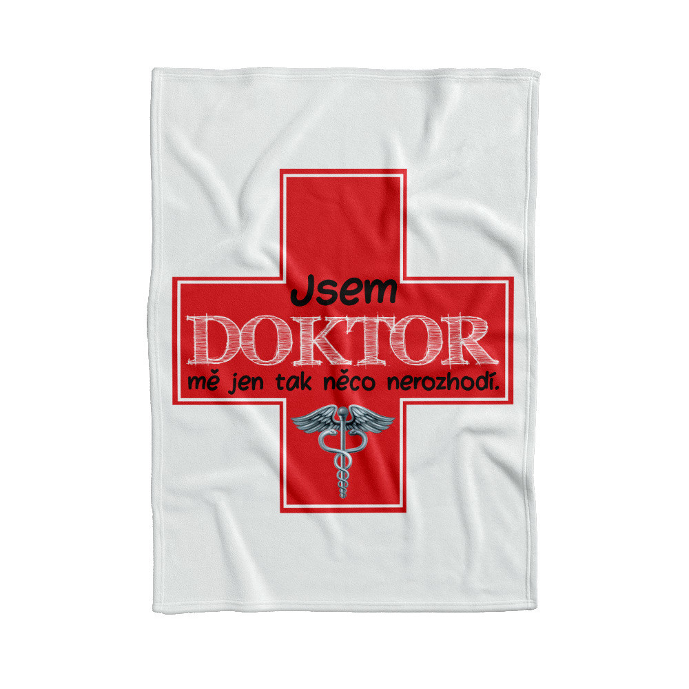 Deka 200 x 140 cm - Jsem doktor