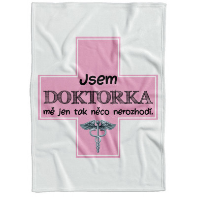 Deka 200 x 140 cm - Jsem doktorka