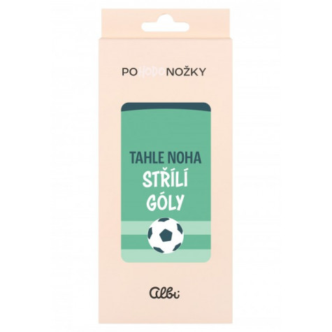 Albi Ponožky - Tahle noha střílí góly - vel. 43-46 ~ 2