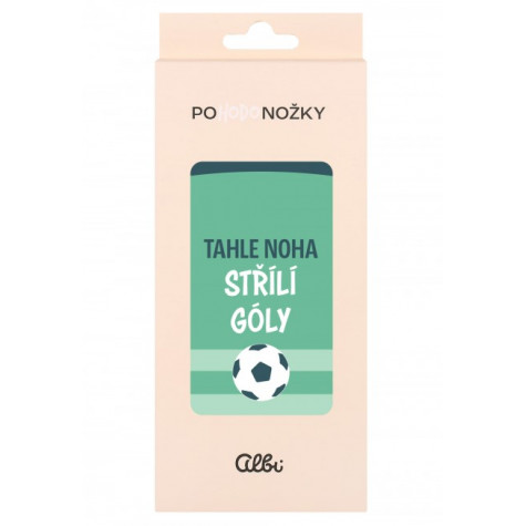 Albi Ponožky - Tahle noha střílí góly - vel. 39-42 ~ 2