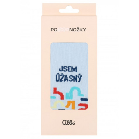 Albi Ponožky - Jsem úžasný - vel. 39-42 ~ 2