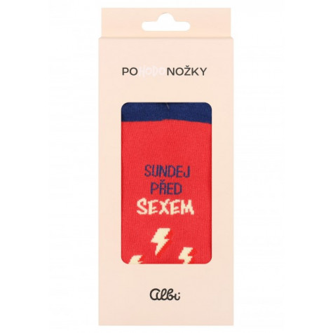 Albi Ponožky - Před sexem sundej - vel. 39-42 ~ 2