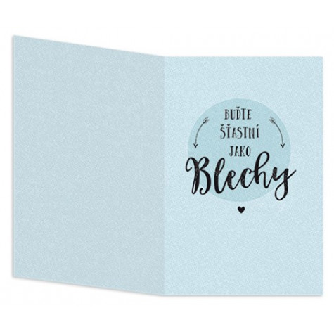 Nekupto Svatební přání - Šťastné blechy ~ 2