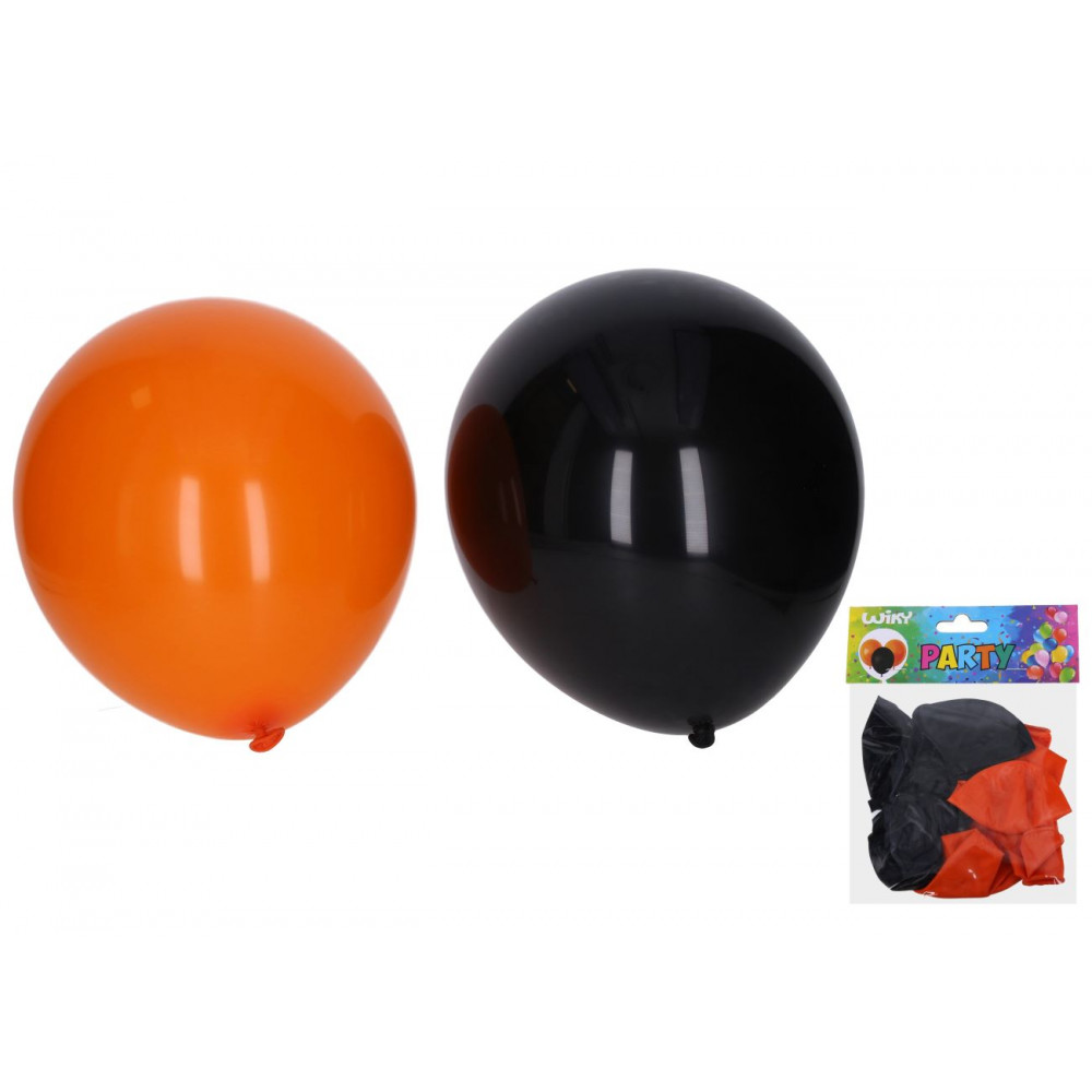 Wiky Balónek nafukovací 30 cm - 10ks - Halloween