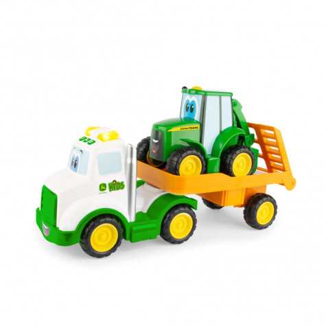 John Deere Kids Traktor Johny s tahačem 37 cm