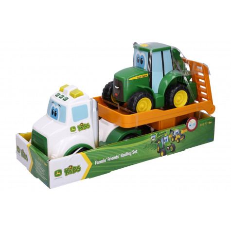 John Deere Kids Traktor Johny s tahačem 37 cm ~ 8