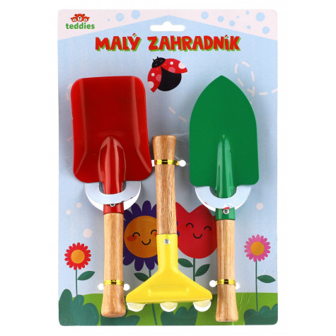 Teddies Malý zahradník Nářadí zahradní dětské 3ks ~ 1