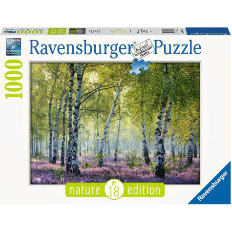 RAVENSBURGER Puzzle Březový les Birkenwald, Francie 1000 dílků ~ 1