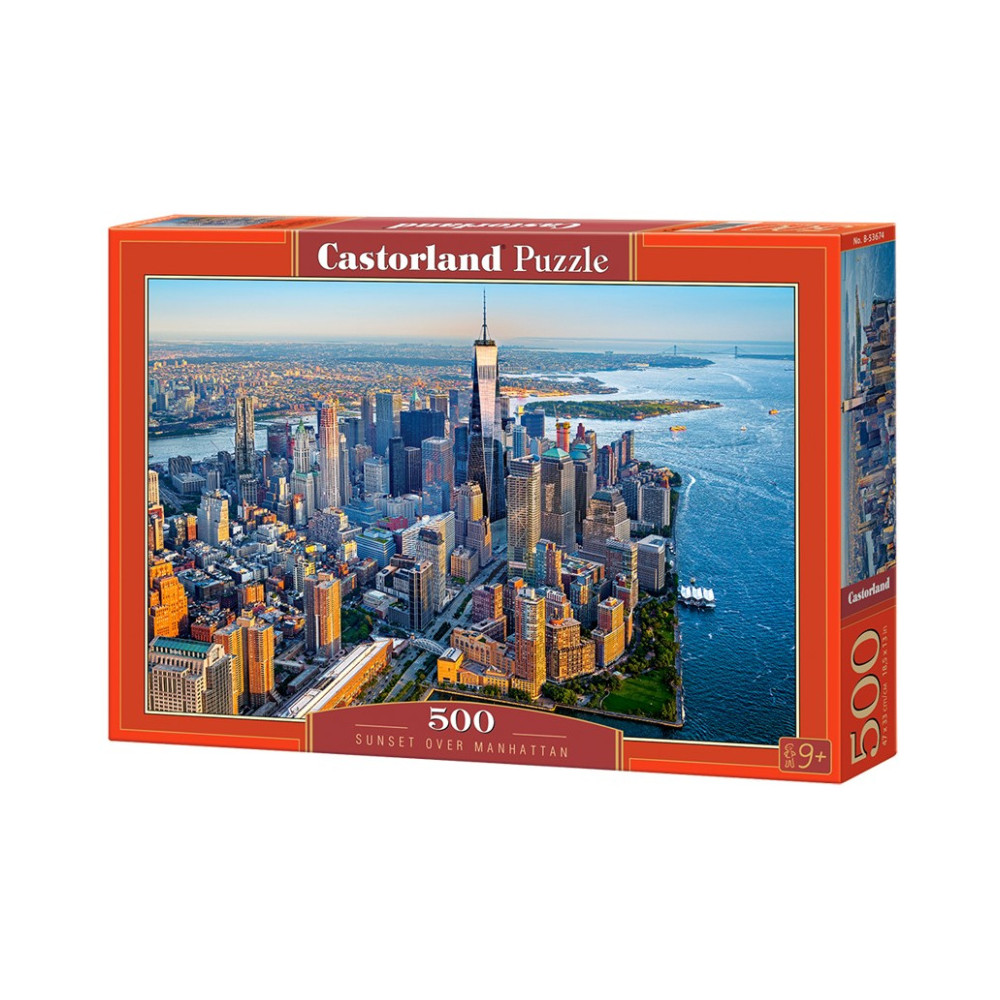 Castorland Puzzle Sunset over Manhattan 500 dílků