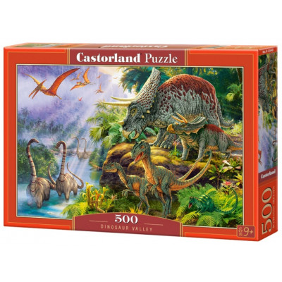Castorland Puzzle Údolí dinosaurů 500 dílků